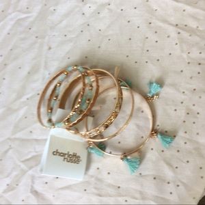 Charlotte Russe stack of bracelets